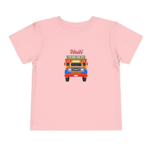 Toddler Tee — Colorful Haitian Tap-Tap Truck Graphic ("Haiti")