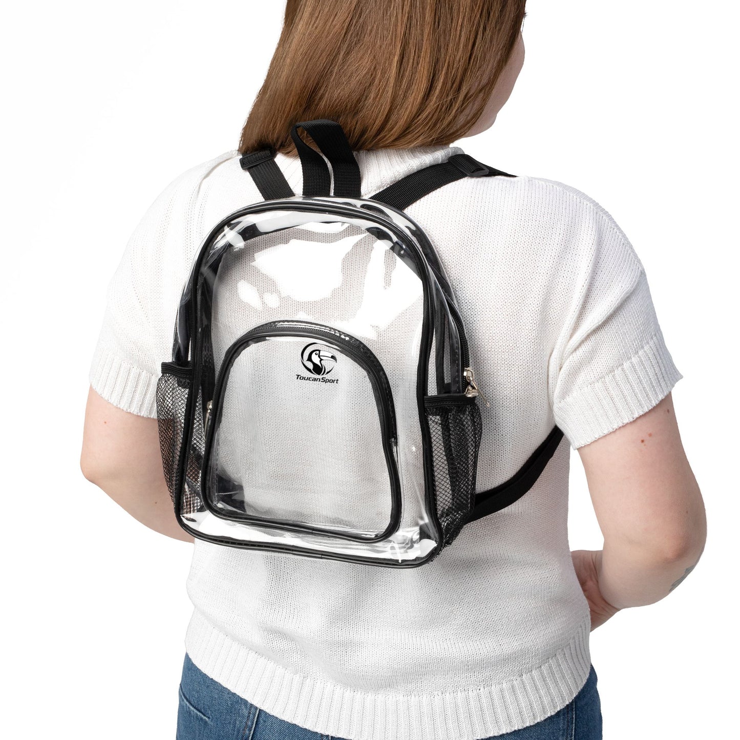 Clear Stadium Backpack — Transparent Security-Friendly Backpack for Events & Schools