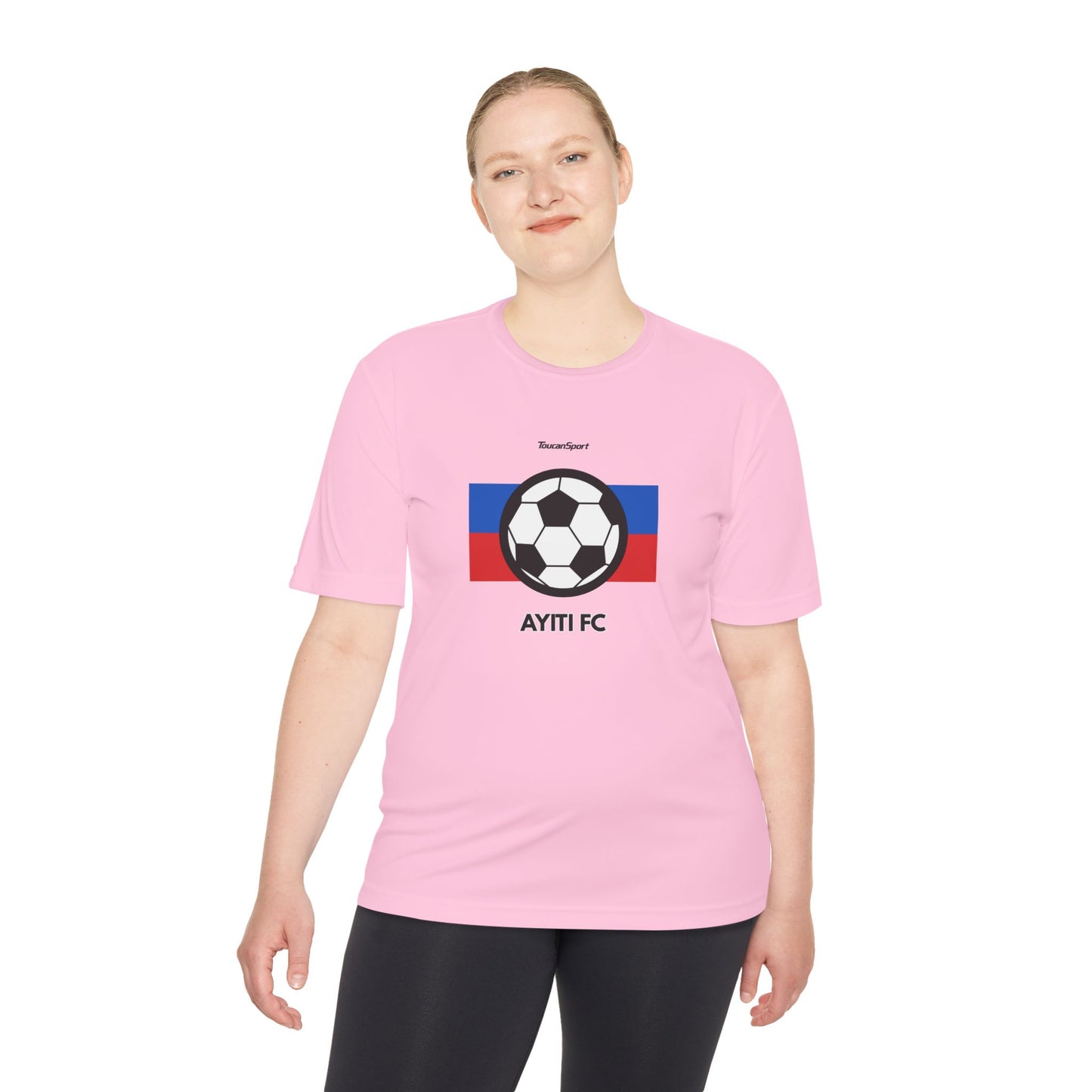 AYITI FC Unisex Soccer Tee - Haitian Flag Football Fan Shirt