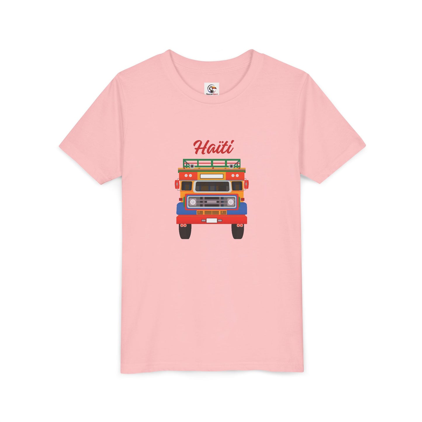 Youth Tee — Colorful Haiti Tap Tap Bus Design