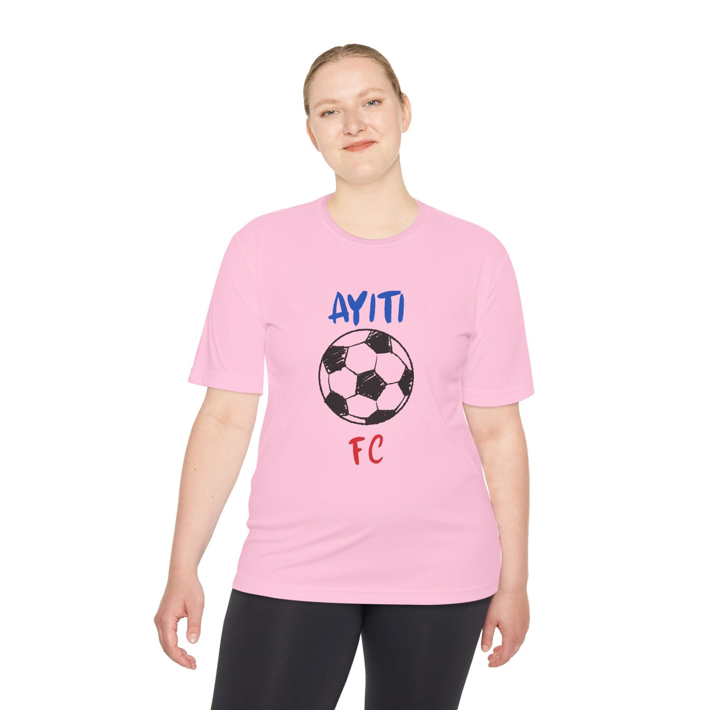 AYITI FC Unisex Soccer Tee - Haiti Football Fan Shirt, Moisture-Wicking