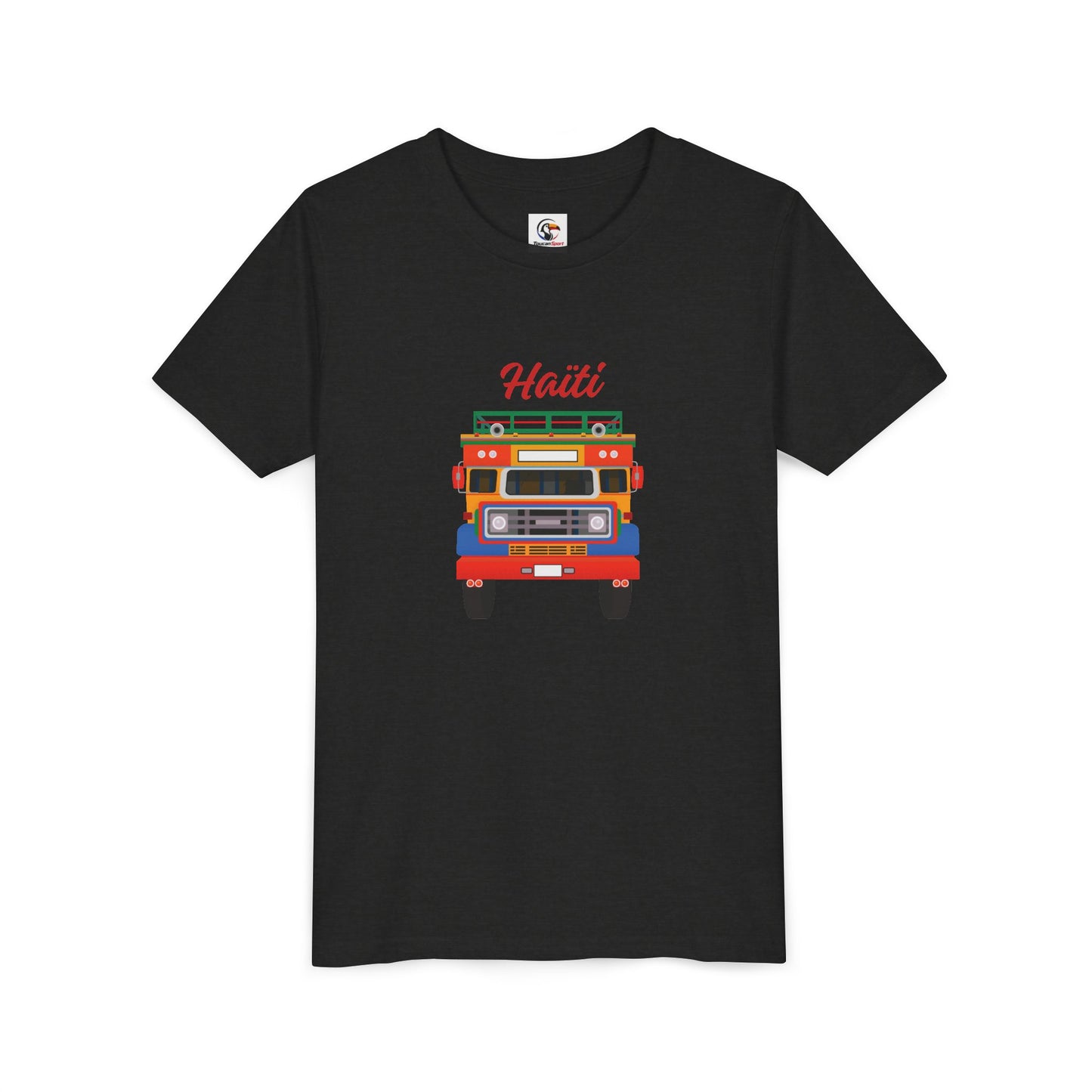 Youth Tee — Colorful Haiti Tap Tap Bus Design