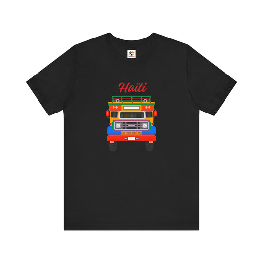 Haiti Tap-Tap Graphic Tee — Colorful Haitian Bus Shirt