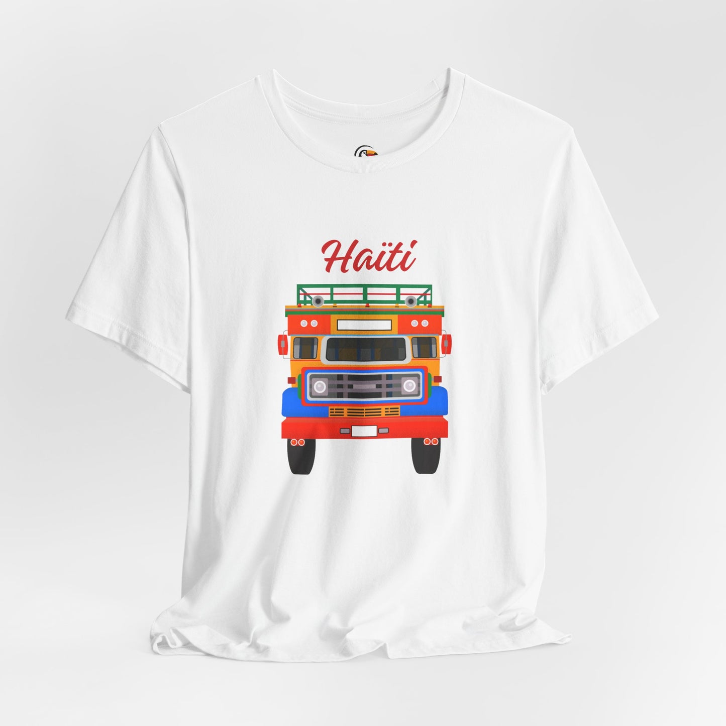 Haiti Tap-Tap Graphic Tee — Colorful Haitian Bus Shirt
