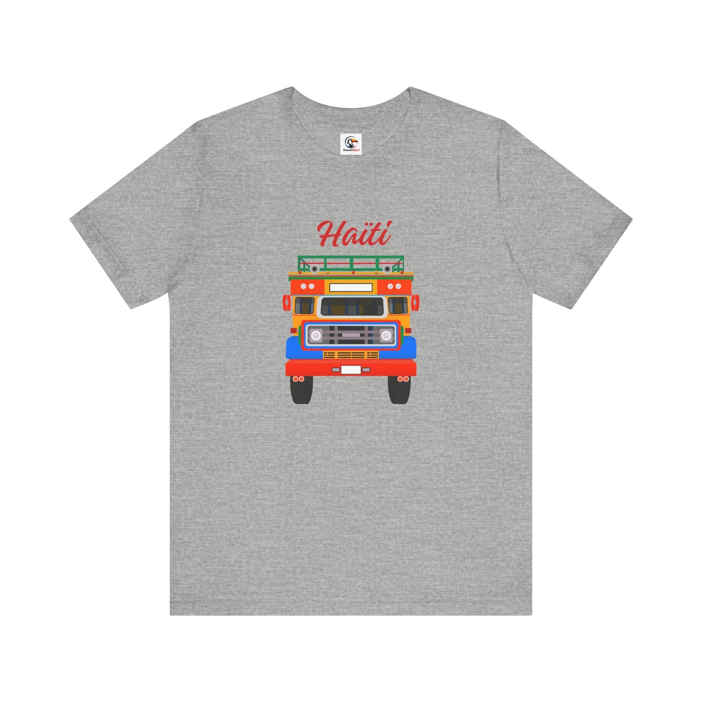 Haiti Tap-Tap Graphic Tee — Colorful Haitian Bus Shirt