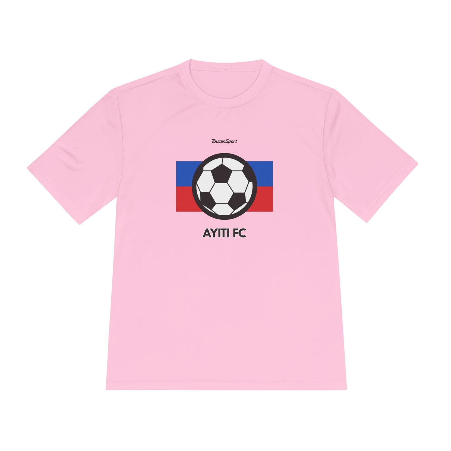 AYITI FC Unisex Soccer Tee - Haitian Flag Football Fan Shirt