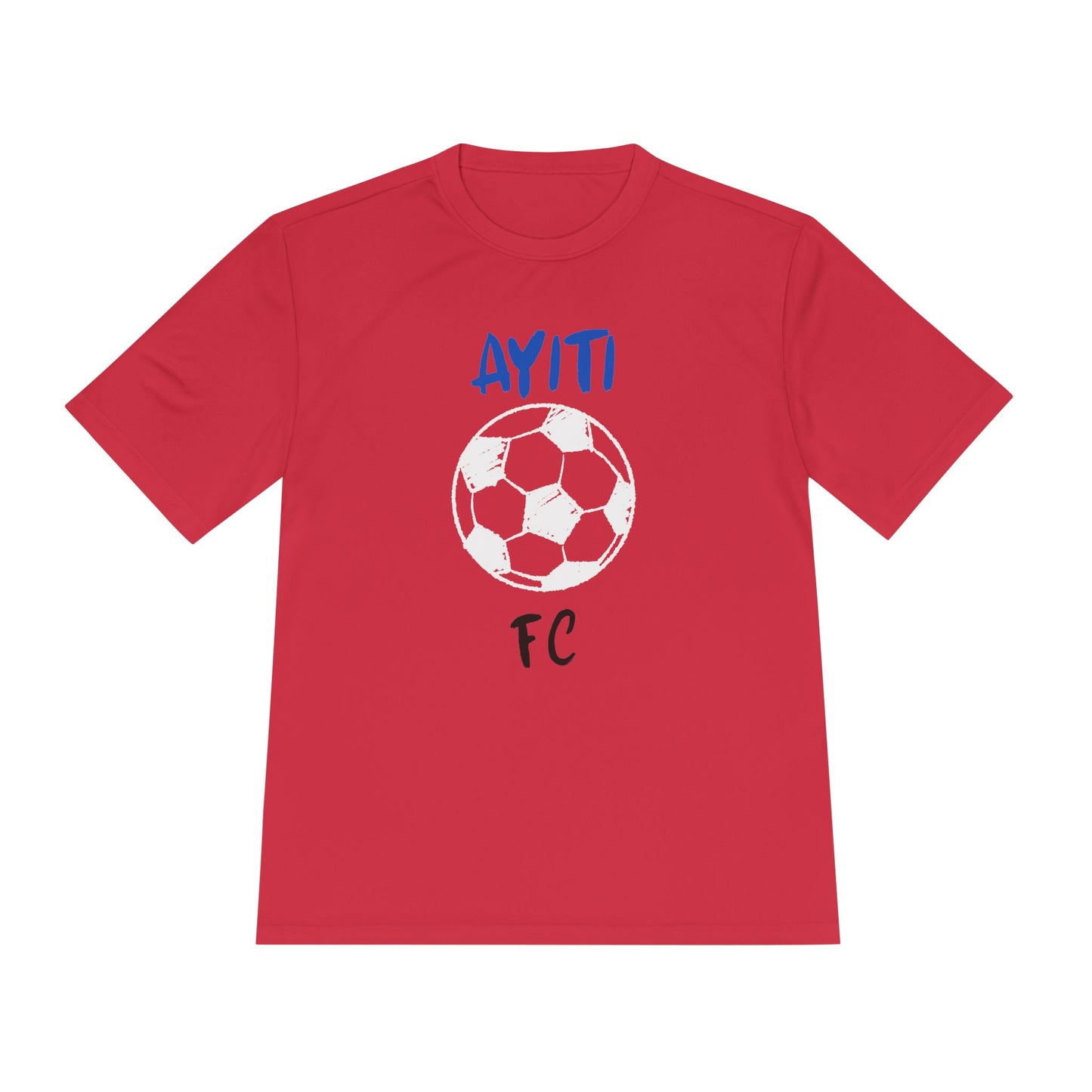 AYITI FC Unisex Soccer Tee - Haiti Football Fan Shirt, Moisture-Wicking