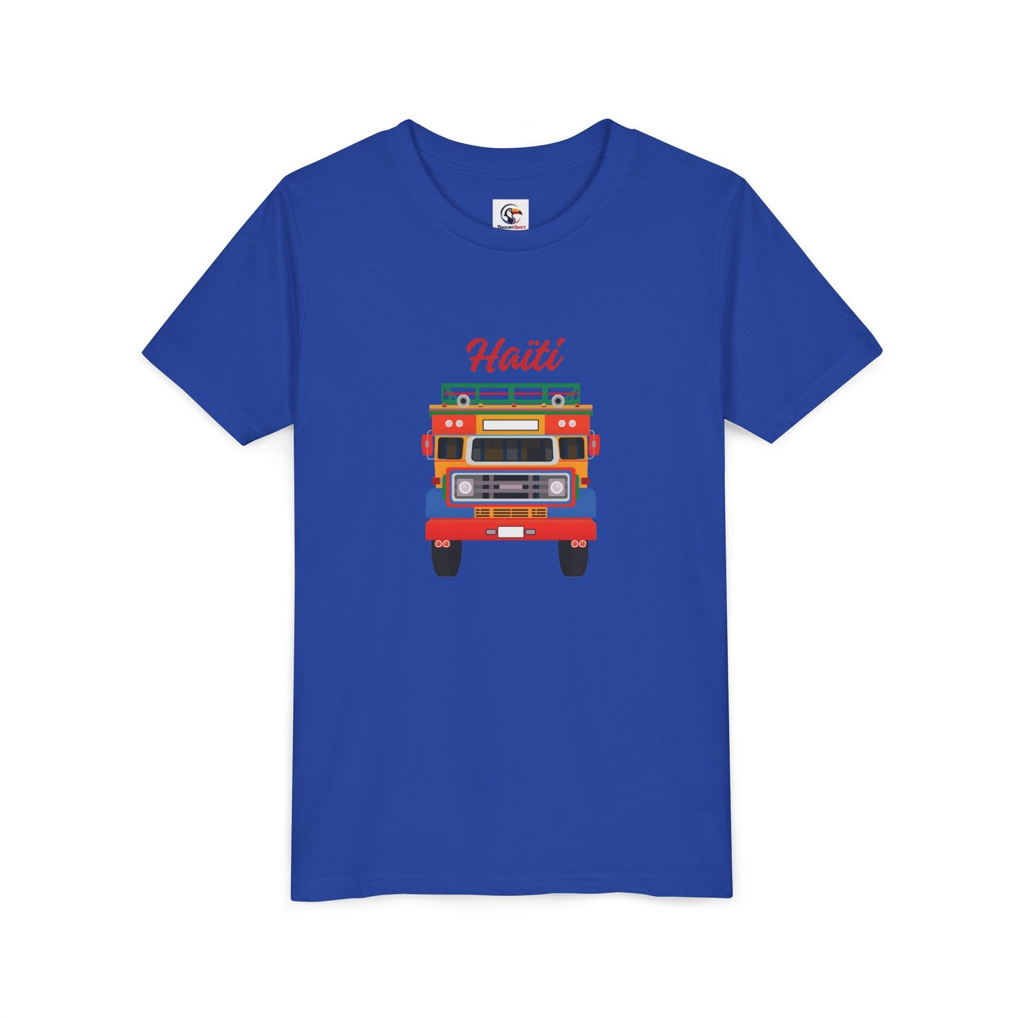 Youth Tee — Colorful Haiti Tap Tap Bus Design