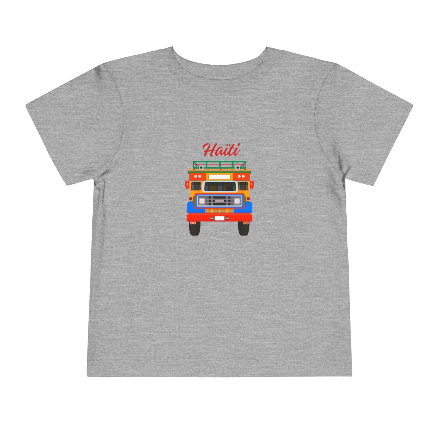 Toddler Tee — Colorful Haitian Tap-Tap Truck Graphic ("Haiti")