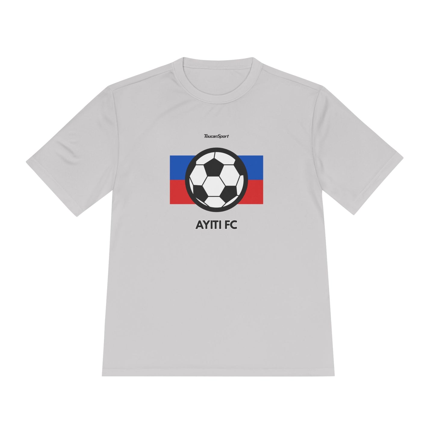 AYITI FC Unisex Soccer Tee - Haitian Flag Football Fan Shirt