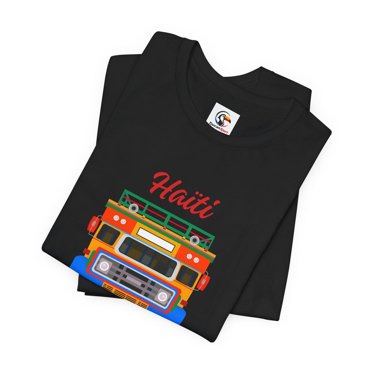 Haiti Tap-Tap Graphic Tee — Colorful Haitian Bus Shirt