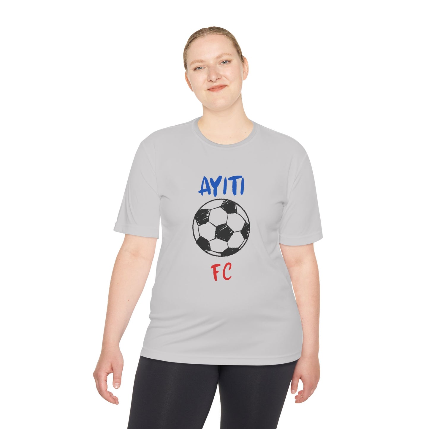 AYITI FC Unisex Soccer Tee - Haiti Football Fan Shirt, Moisture-Wicking