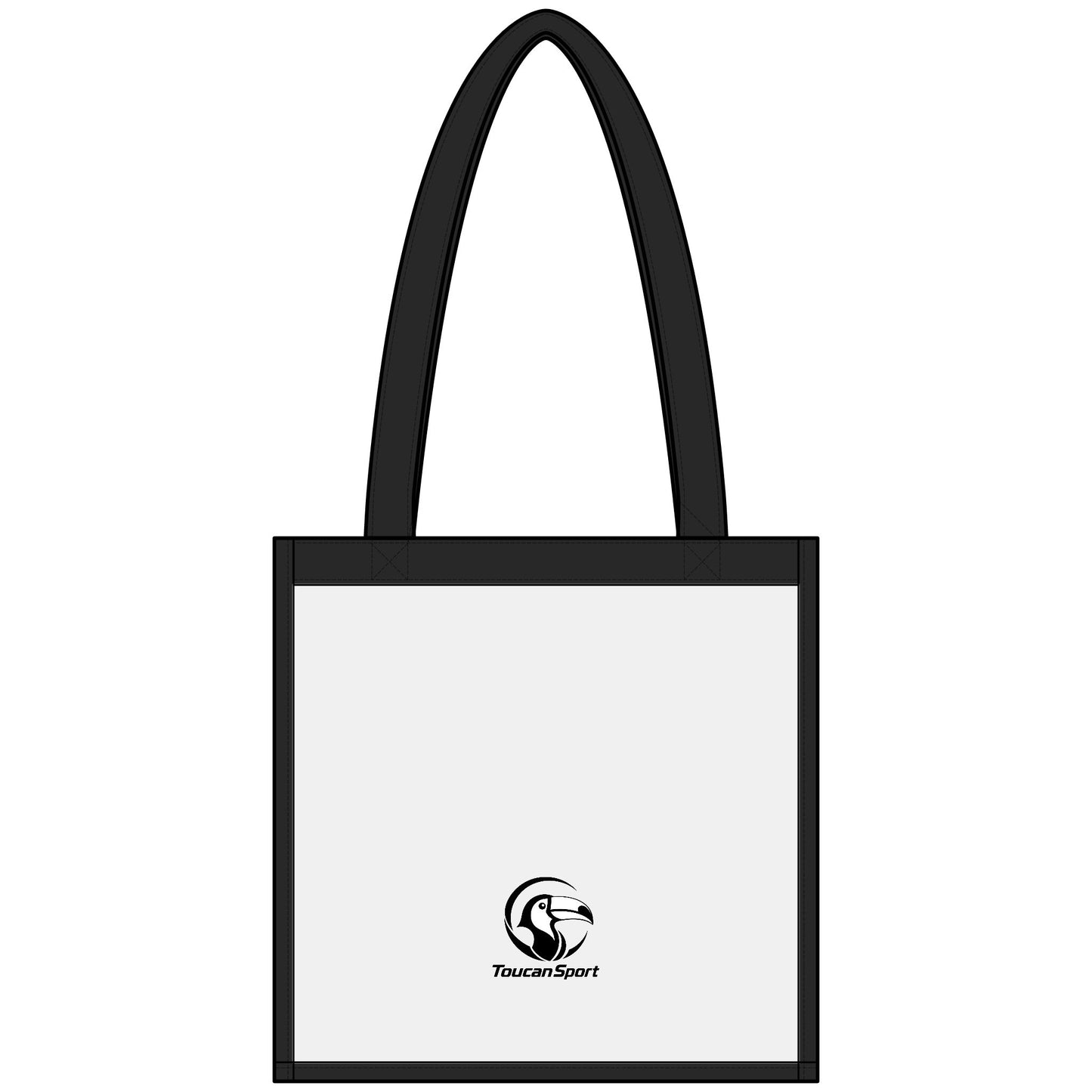 Clear Stadium Tote Bag - Transparent Event Tote with Black Trim for Games & Concerts