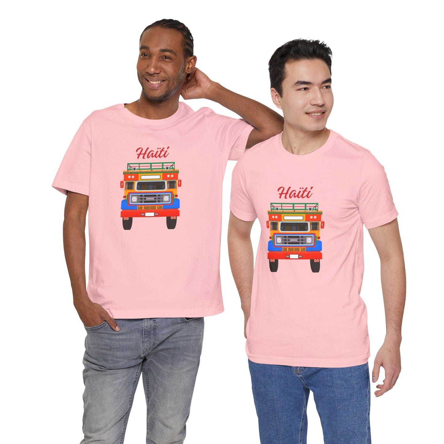 Haiti Tap-Tap Graphic Tee — Colorful Haitian Bus Shirt