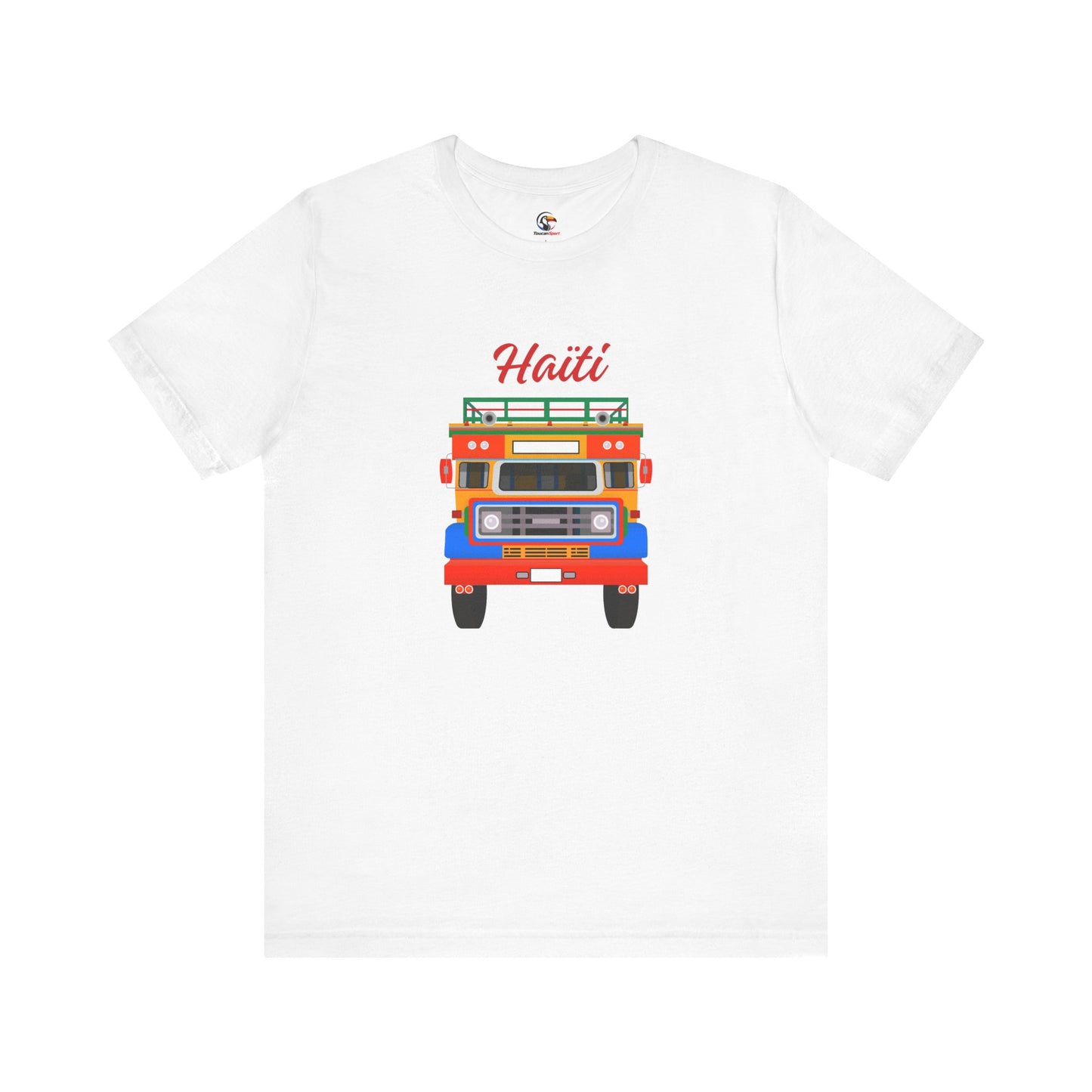 Haiti Tap-Tap Graphic Tee — Colorful Haitian Bus Shirt