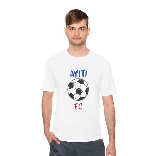 AYITI FC Unisex Soccer Tee - Haiti Football Fan Shirt, Moisture-Wicking