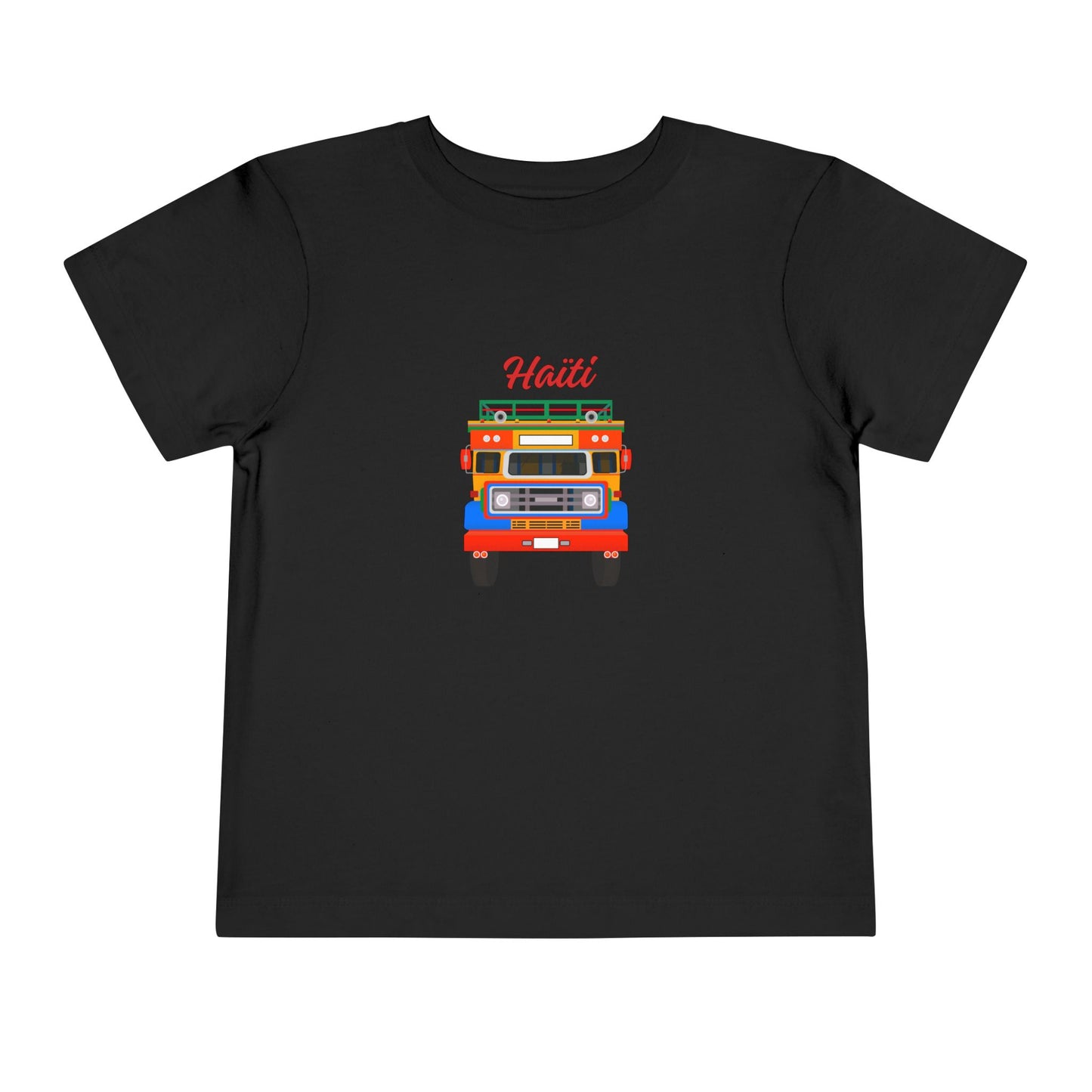 Toddler Tee — Colorful Haitian Tap-Tap Truck Graphic ("Haiti")