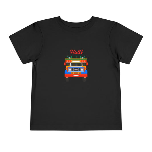 Toddler Tee — Colorful Haitian Tap-Tap Truck Graphic ("Haiti")