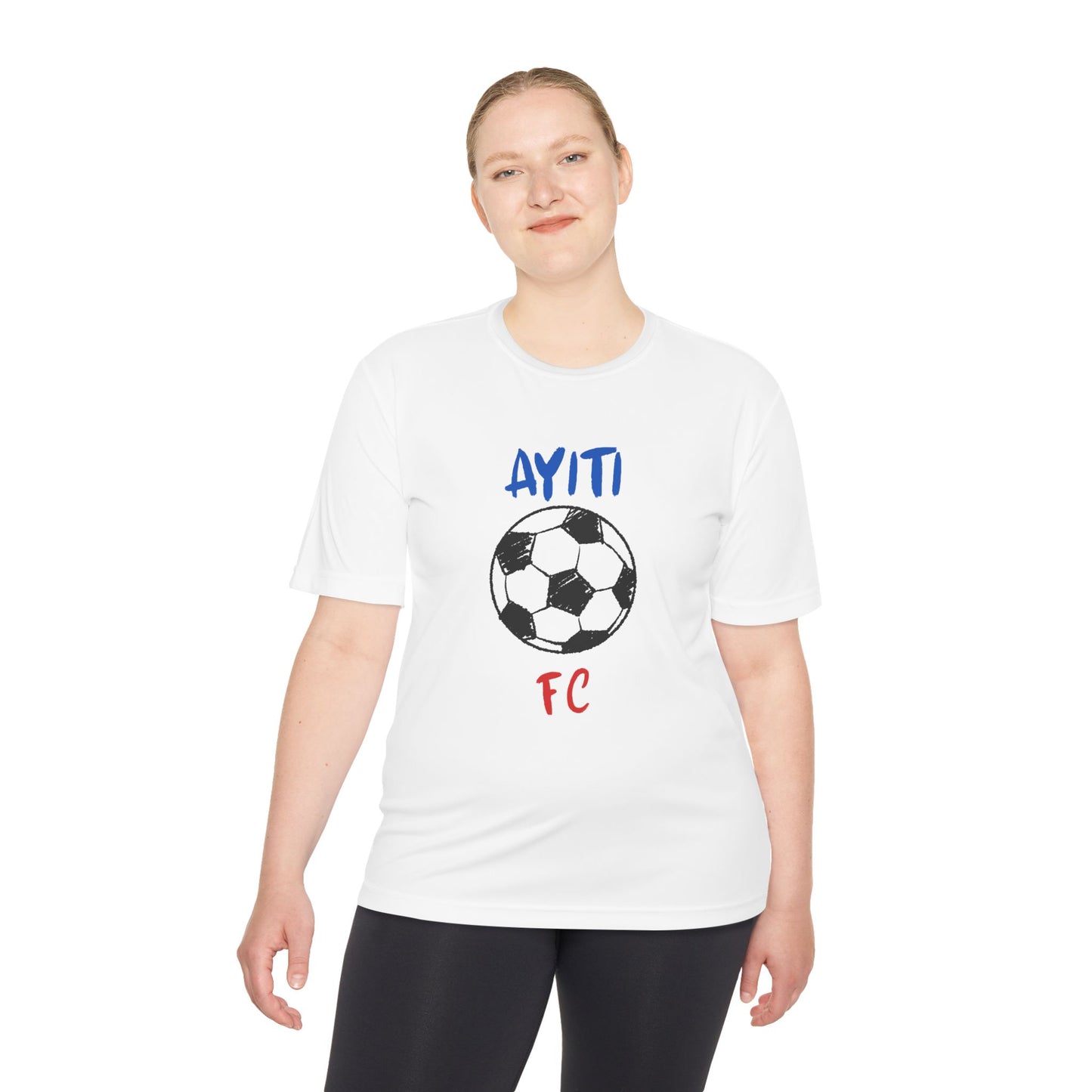 AYITI FC Unisex Soccer Tee - Haiti Football Fan Shirt, Moisture-Wicking