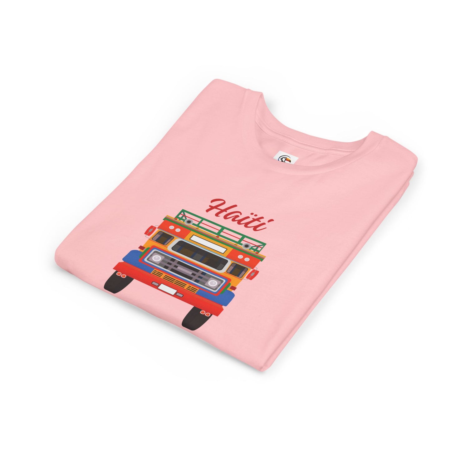 Youth Tee — Colorful Haiti Tap Tap Bus Design