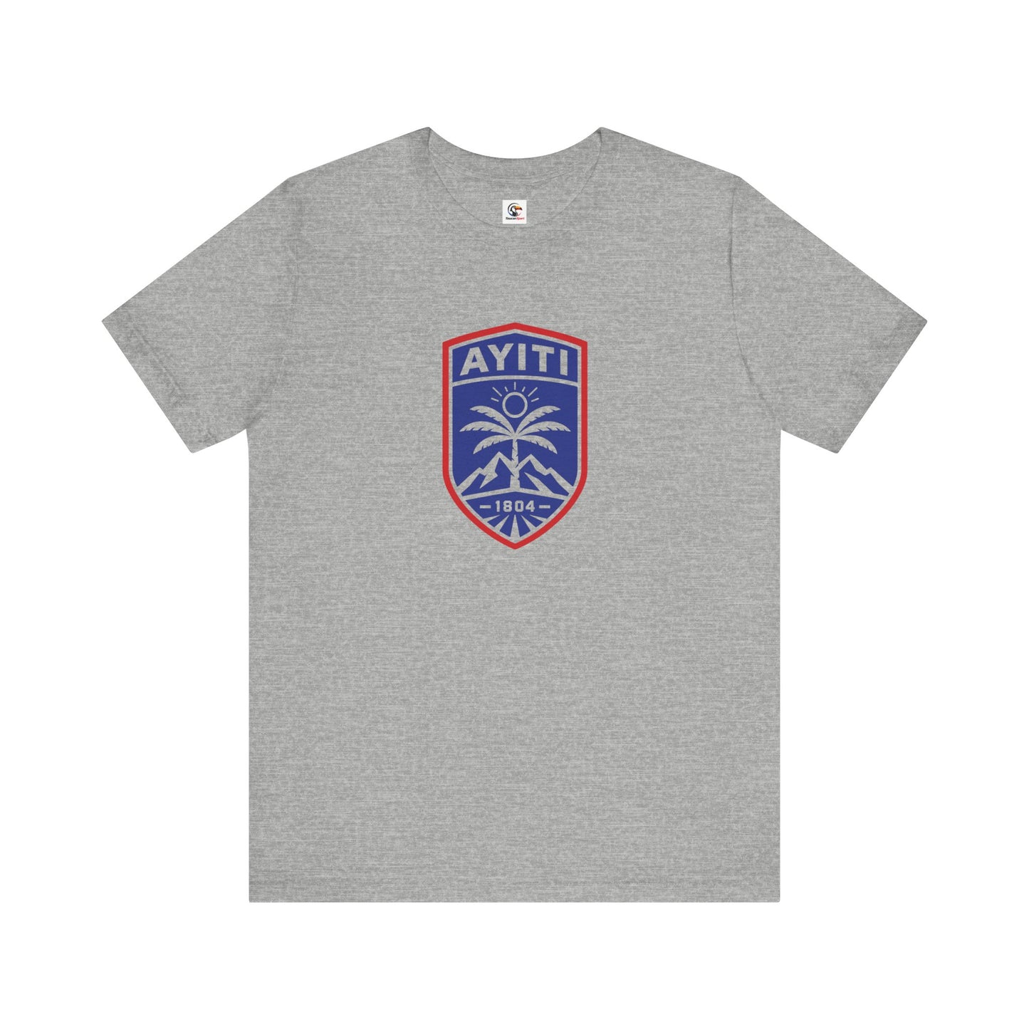 Ayiti Grenadye T-Shirt — Haitian Patriot Shield & Grenadier Design