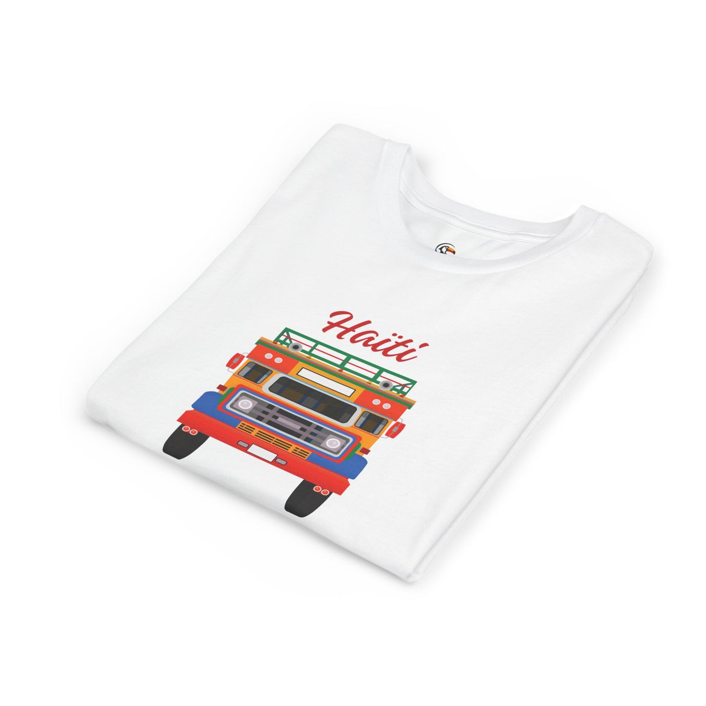 Youth Tee — Colorful Haiti Tap Tap Bus Design