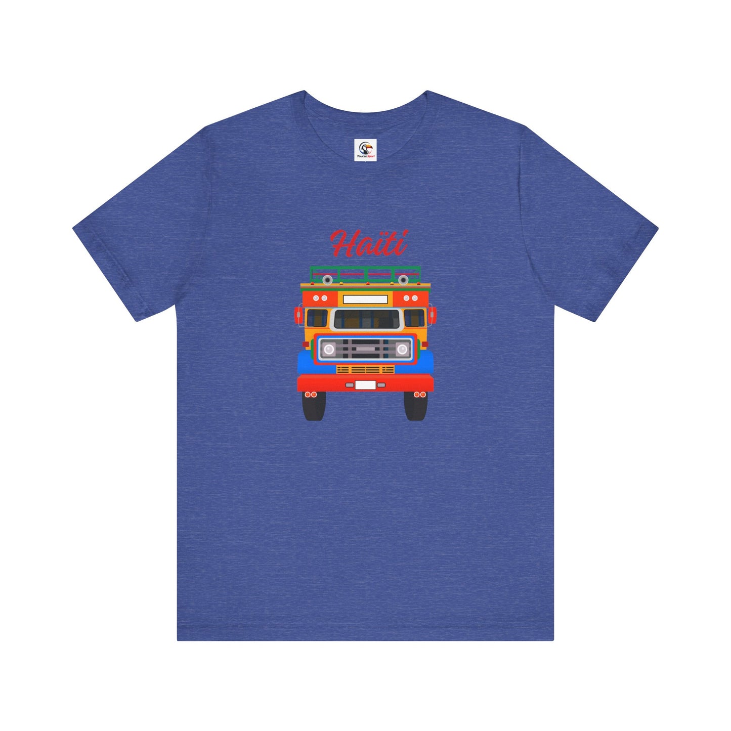 Haiti Tap-Tap Graphic Tee — Colorful Haitian Bus Shirt
