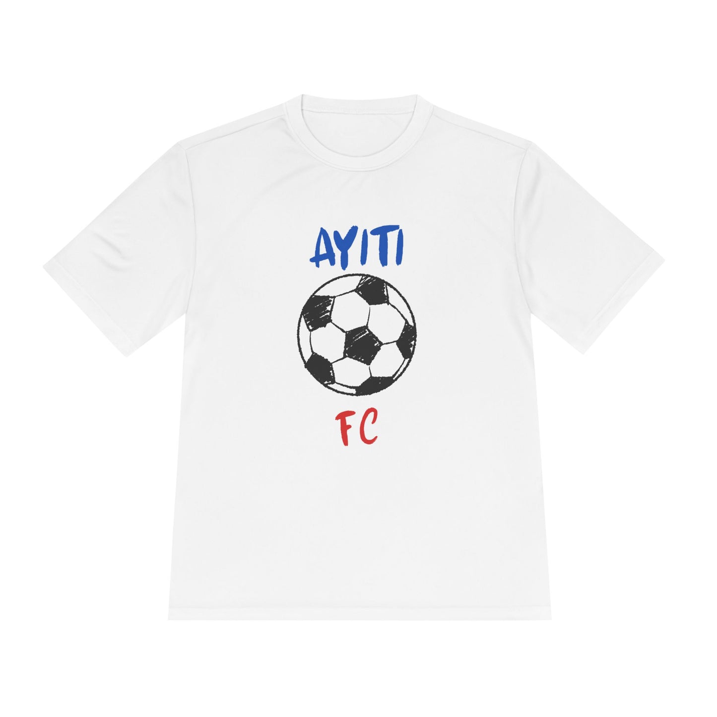 AYITI FC Unisex Soccer Tee - Haiti Football Fan Shirt, Moisture-Wicking