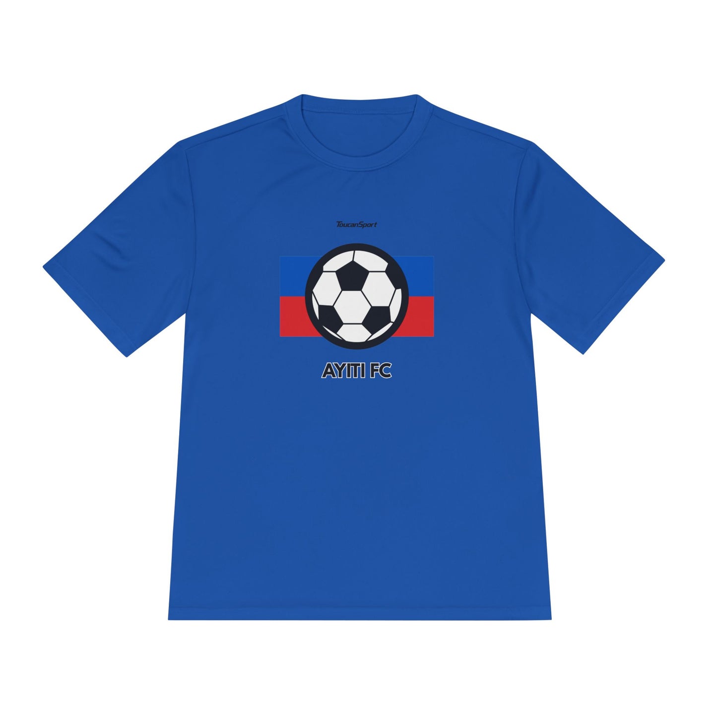 AYITI FC Unisex Soccer Tee - Haitian Flag Football Fan Shirt