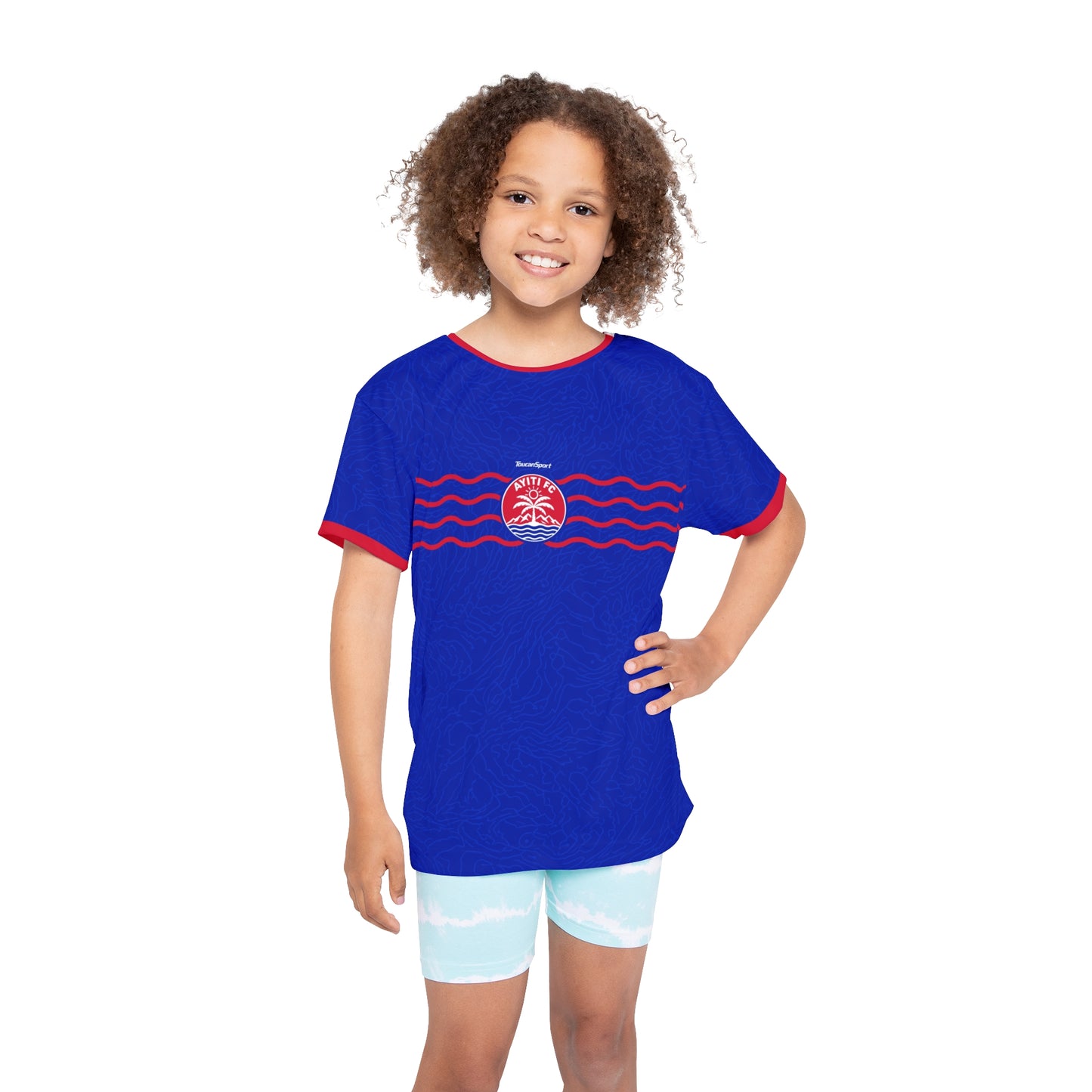 AYITI FC 2026 Youth Home Jersey · Four Waves