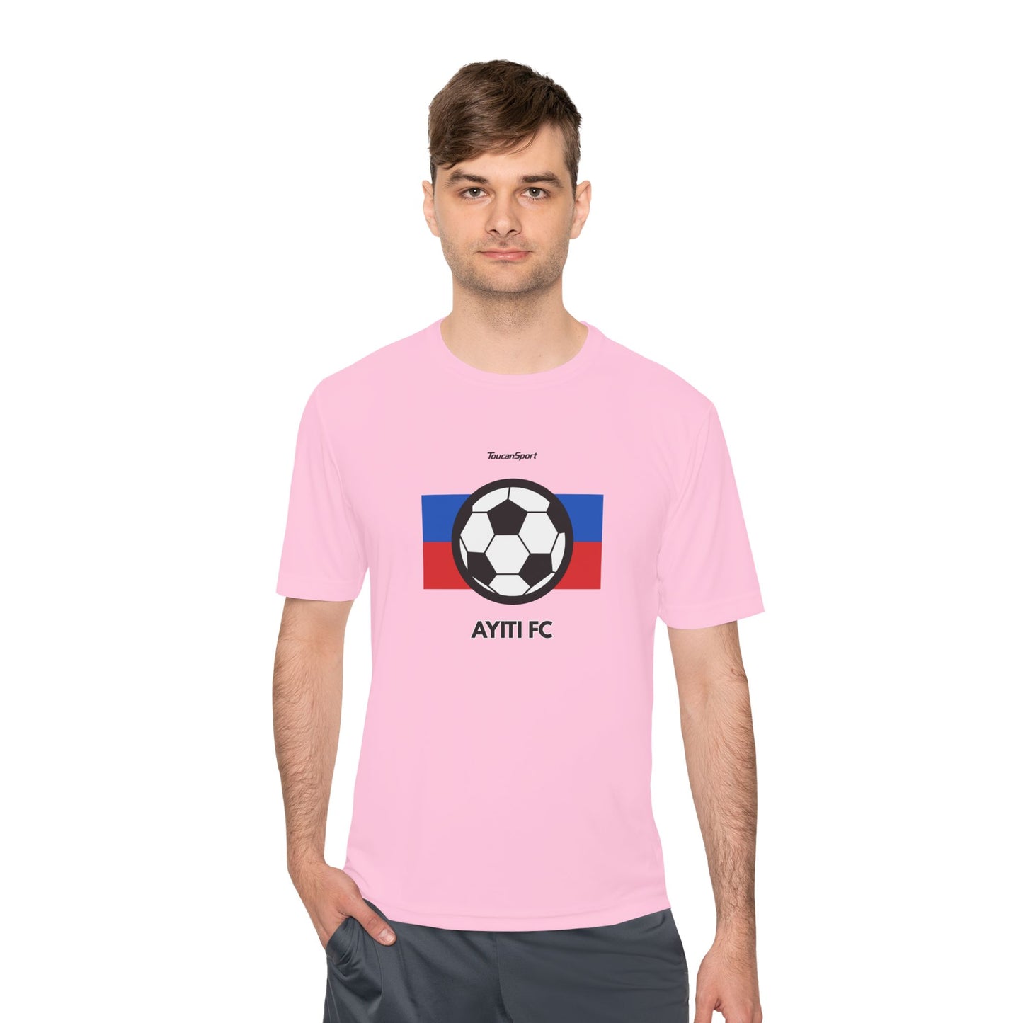 AYITI FC Unisex Soccer Tee - Haitian Flag Football Fan Shirt