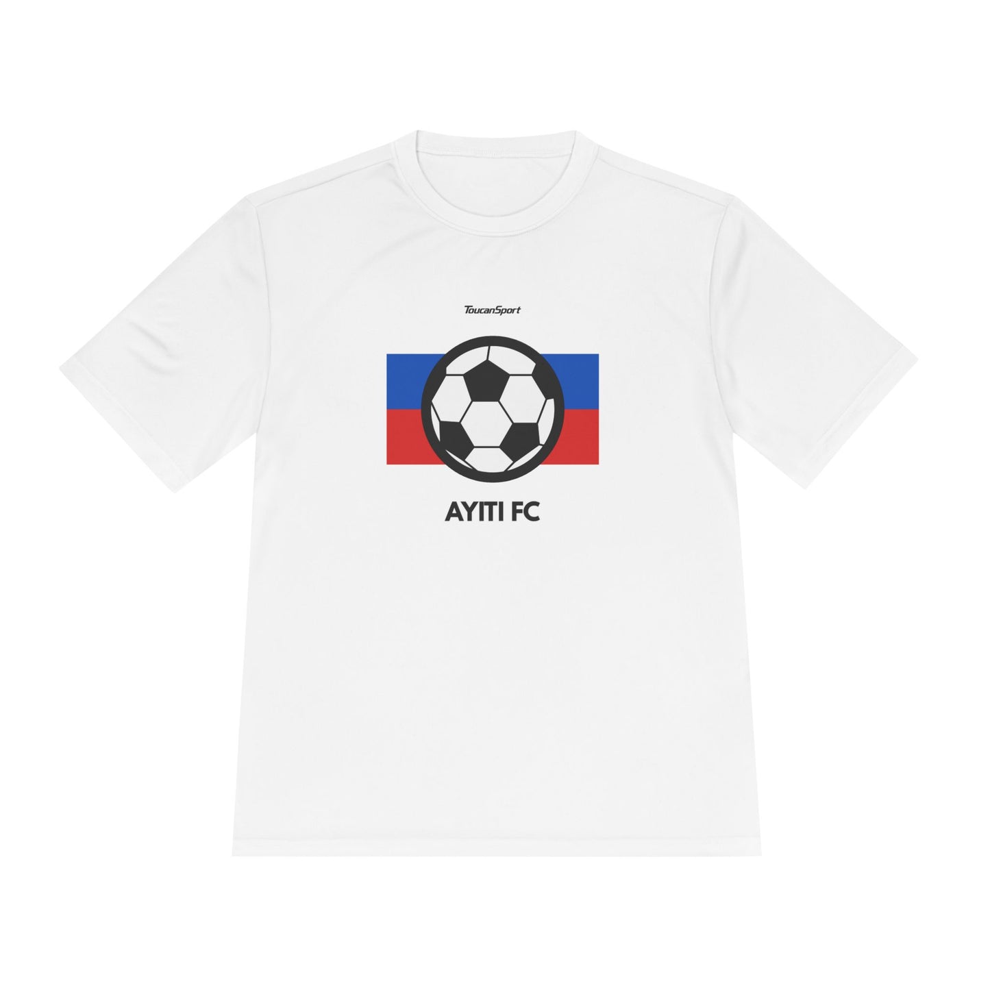 AYITI FC Unisex Soccer Tee - Haitian Flag Football Fan Shirt