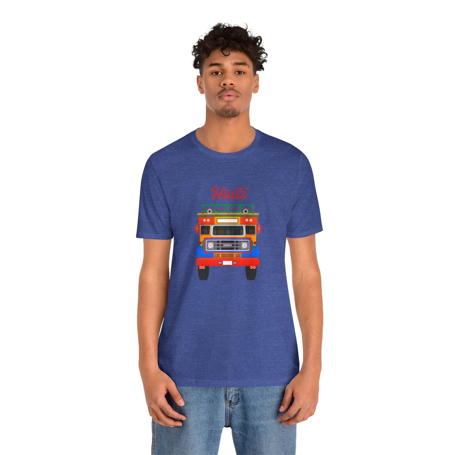 Haiti Tap-Tap Graphic Tee — Colorful Haitian Bus Shirt