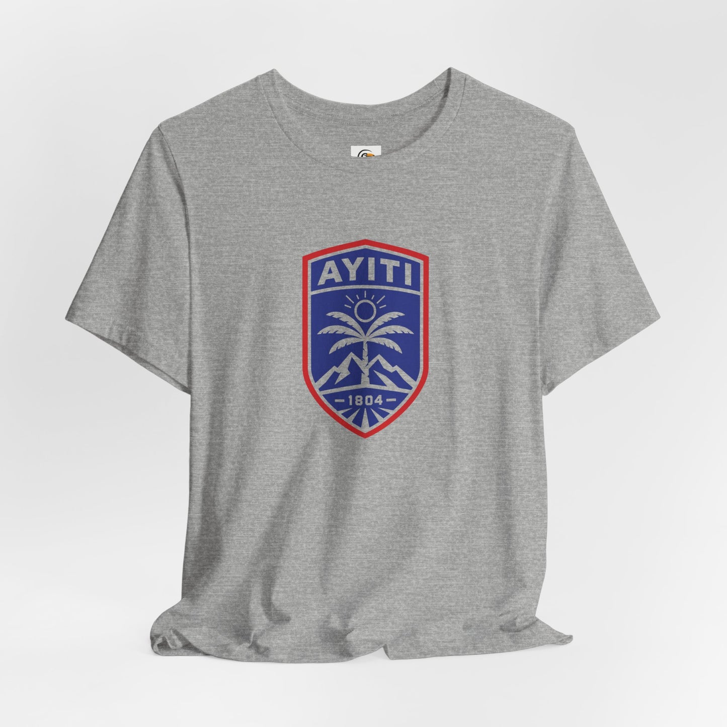 Ayiti Grenadye T-Shirt — Haitian Patriot Shield & Grenadier Design