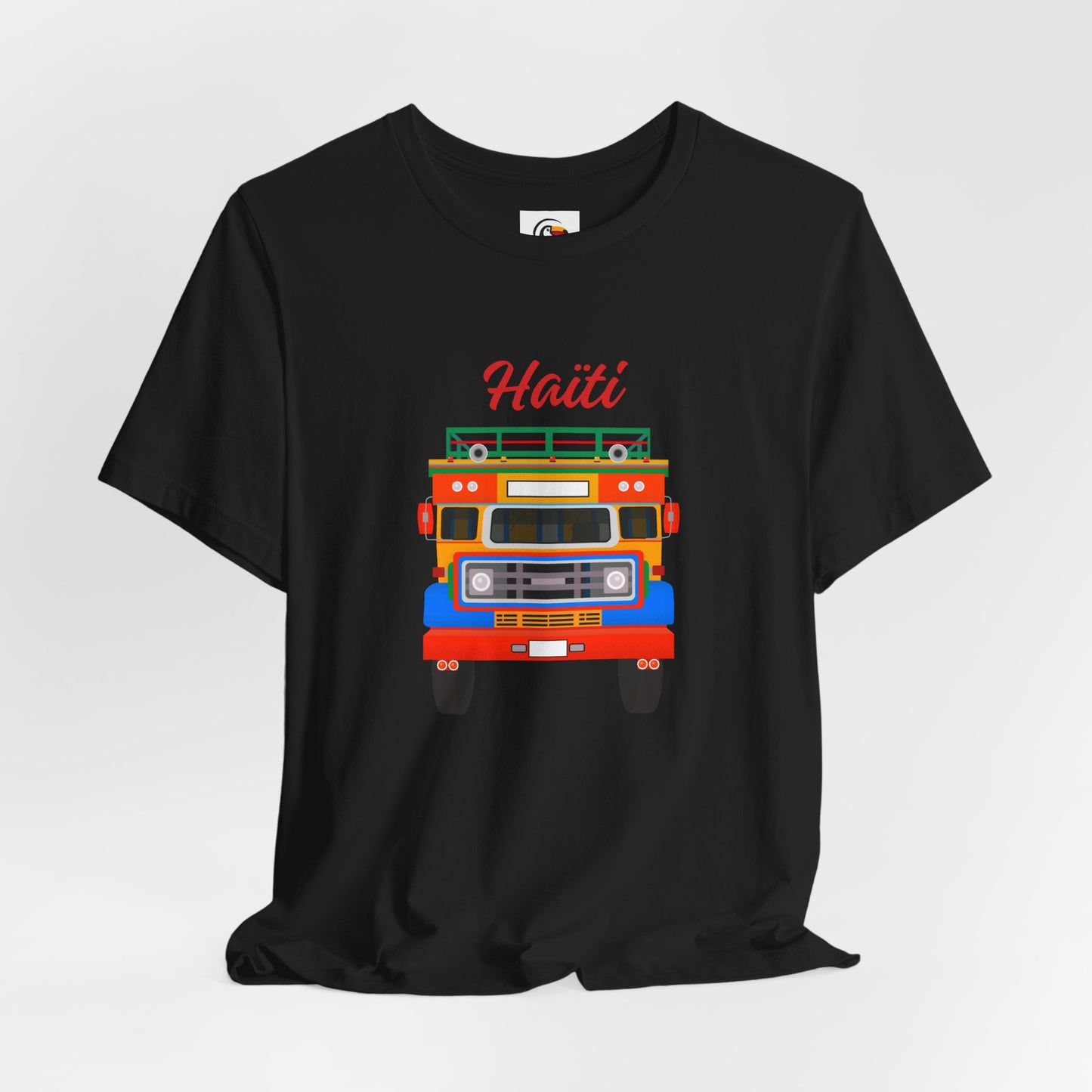 Haiti Tap-Tap Graphic Tee — Colorful Haitian Bus Shirt