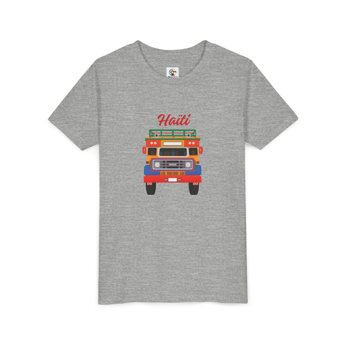 Youth Tee — Colorful Haiti Tap Tap Bus Design