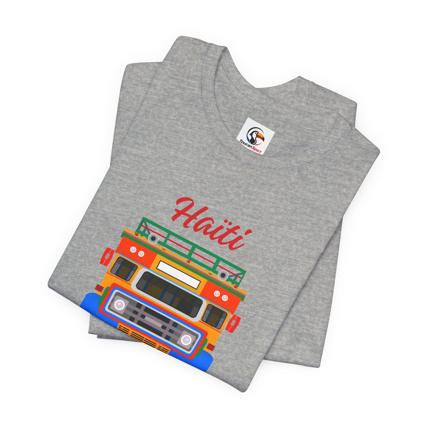 Haiti Tap-Tap Graphic Tee — Colorful Haitian Bus Shirt