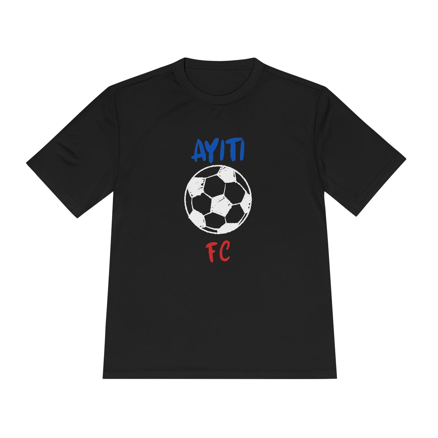 AYITI FC Unisex Soccer Tee - Haiti Football Fan Shirt, Moisture-Wicking
