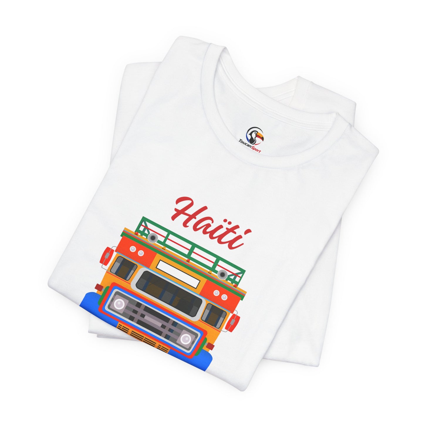 Haiti Tap-Tap Graphic Tee — Colorful Haitian Bus Shirt