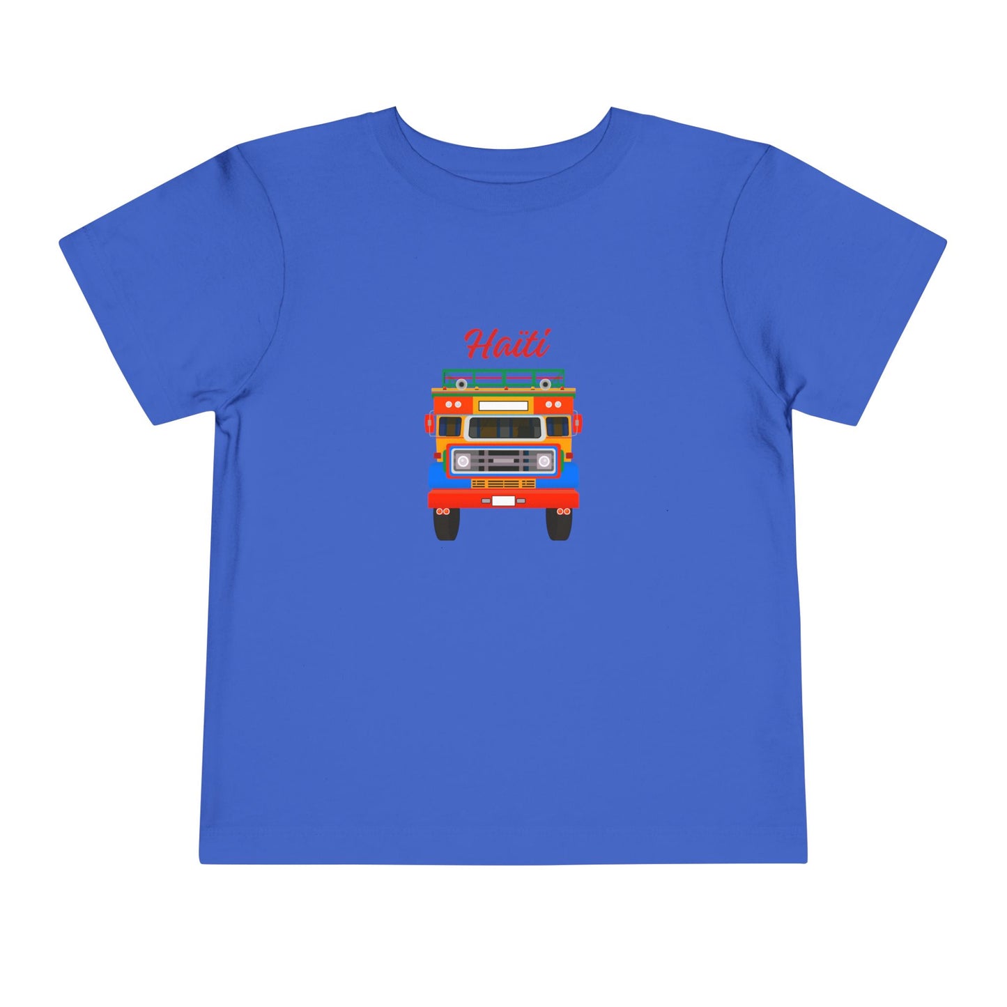 Toddler Tee — Colorful Haitian Tap-Tap Truck Graphic ("Haiti")