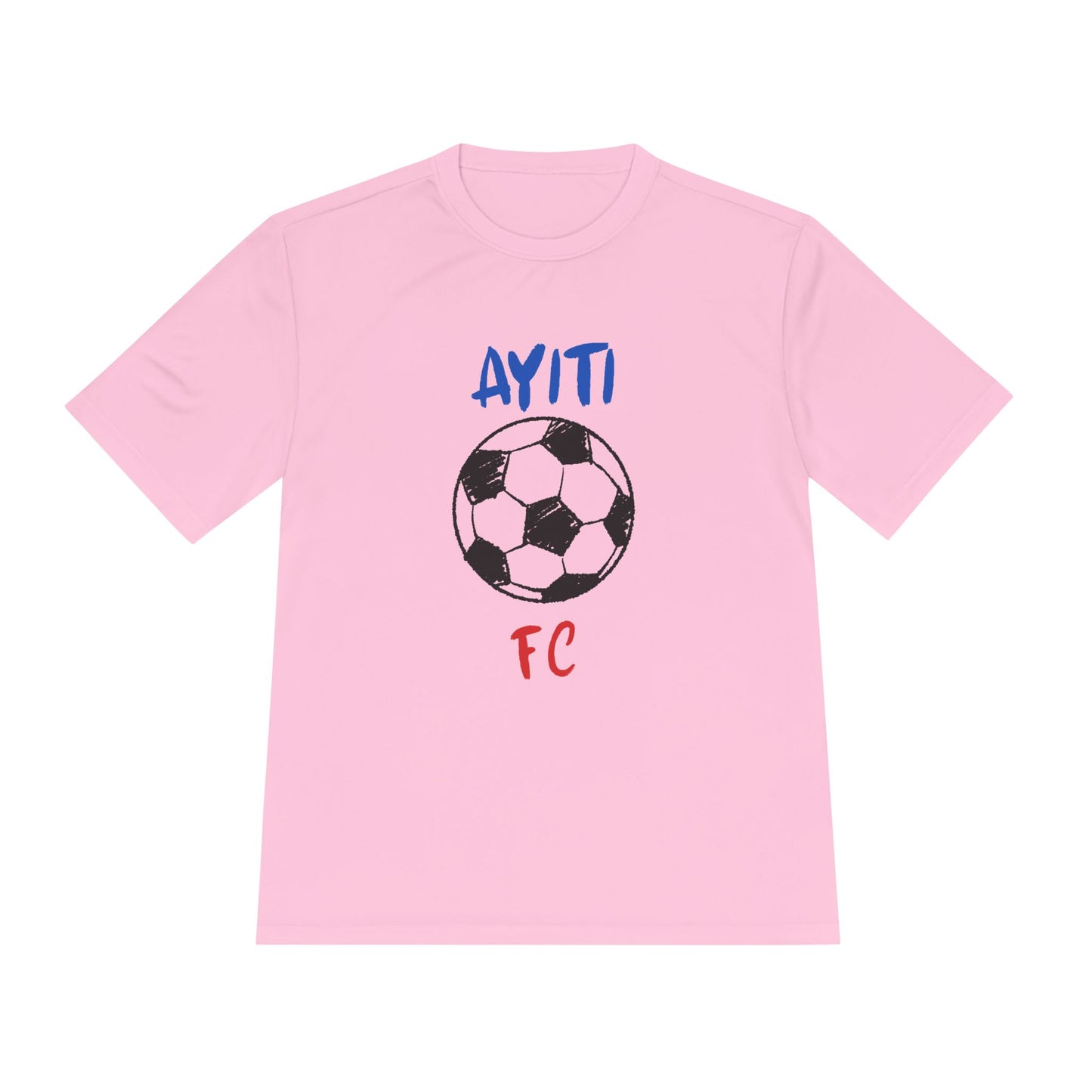 AYITI FC Unisex Soccer Tee - Haiti Football Fan Shirt, Moisture-Wicking