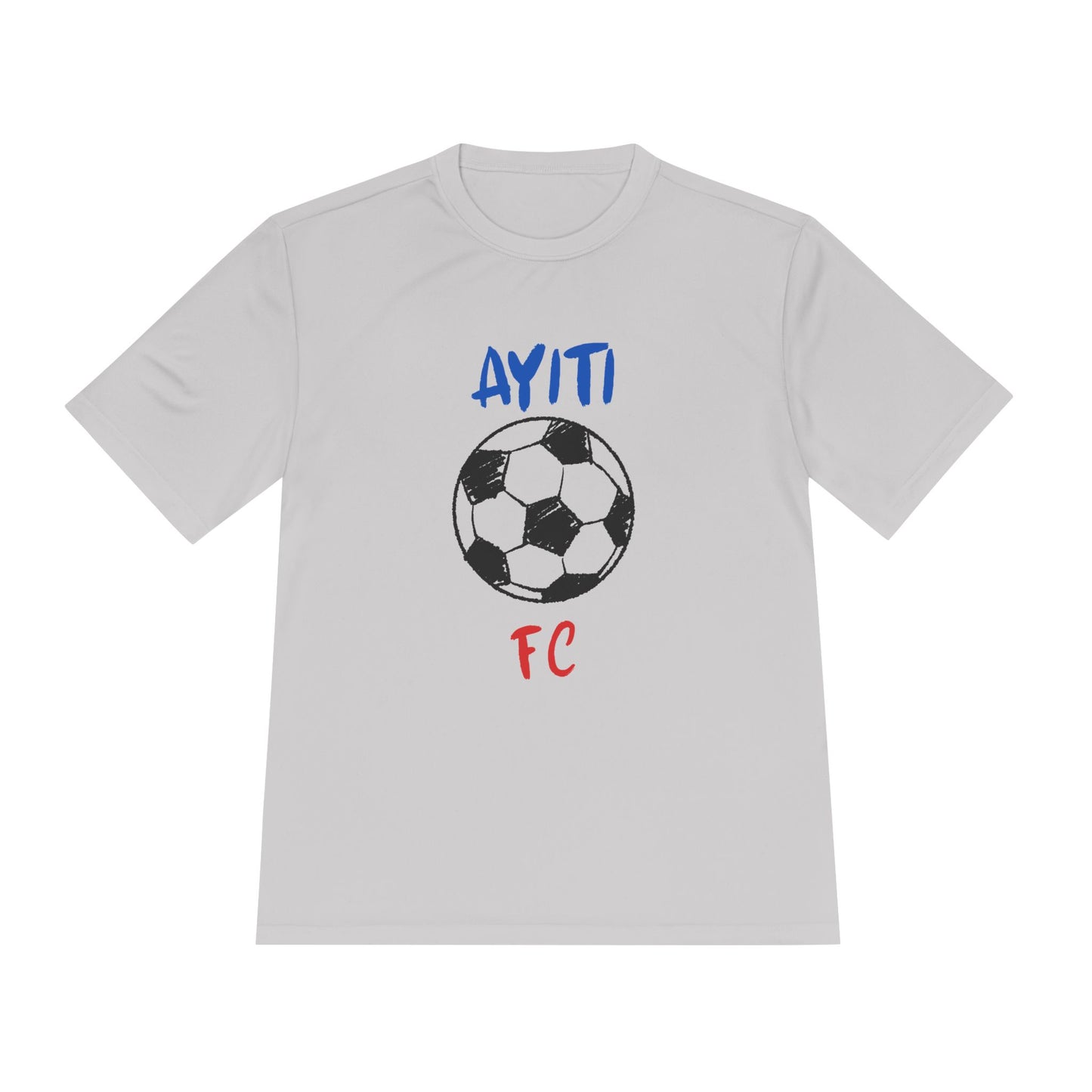 AYITI FC Unisex Soccer Tee - Haiti Football Fan Shirt, Moisture-Wicking