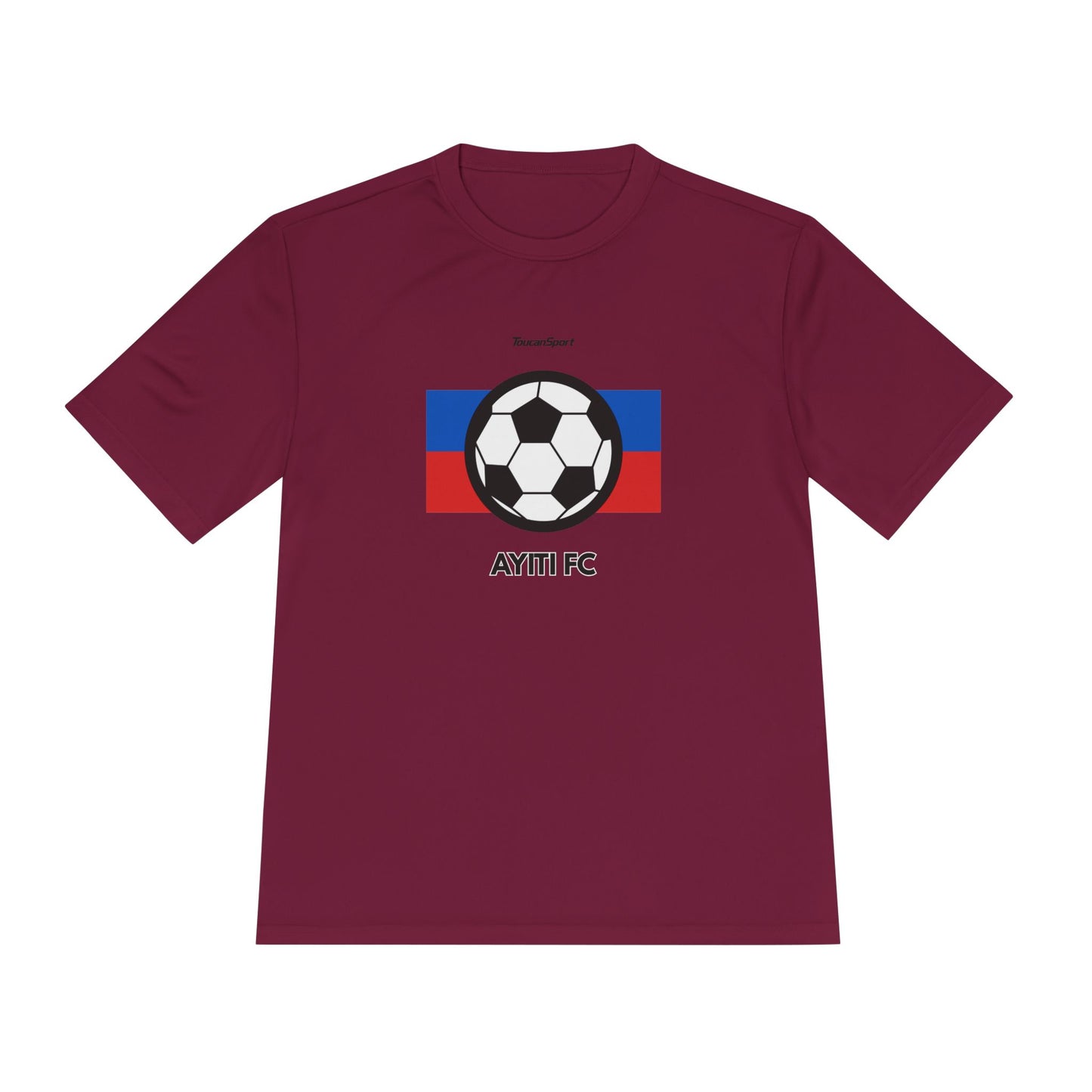 AYITI FC Unisex Soccer Tee - Haitian Flag Football Fan Shirt