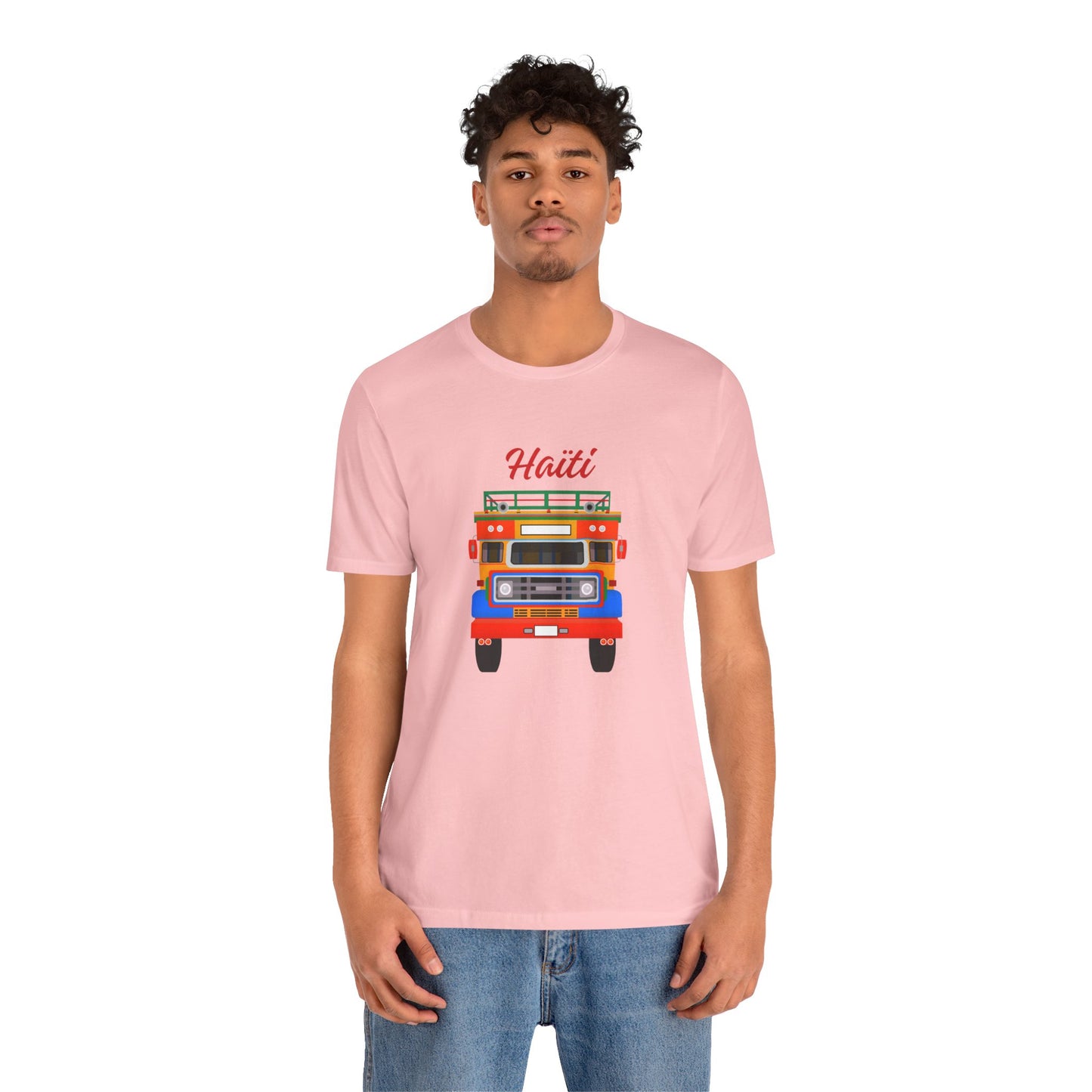 Haiti Tap-Tap Graphic Tee — Colorful Haitian Bus Shirt