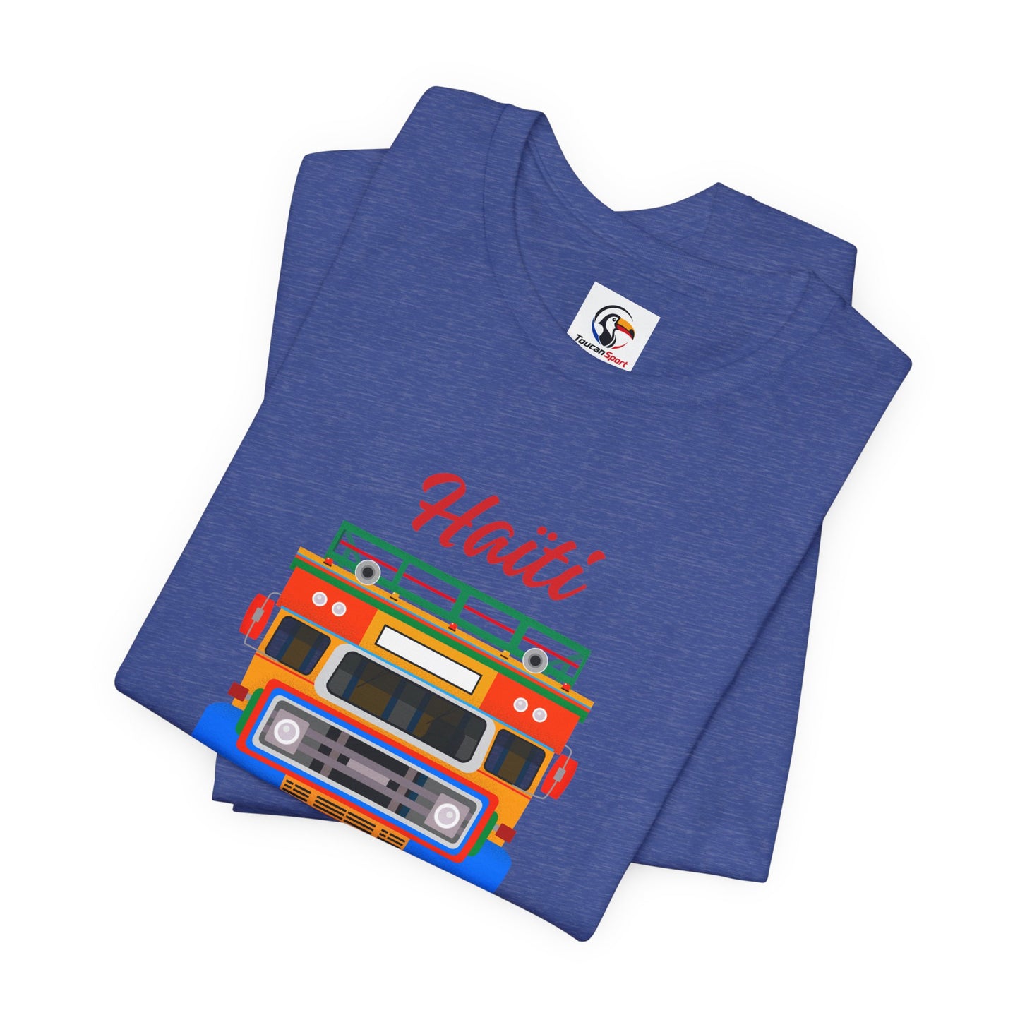 Haiti Tap-Tap Graphic Tee — Colorful Haitian Bus Shirt