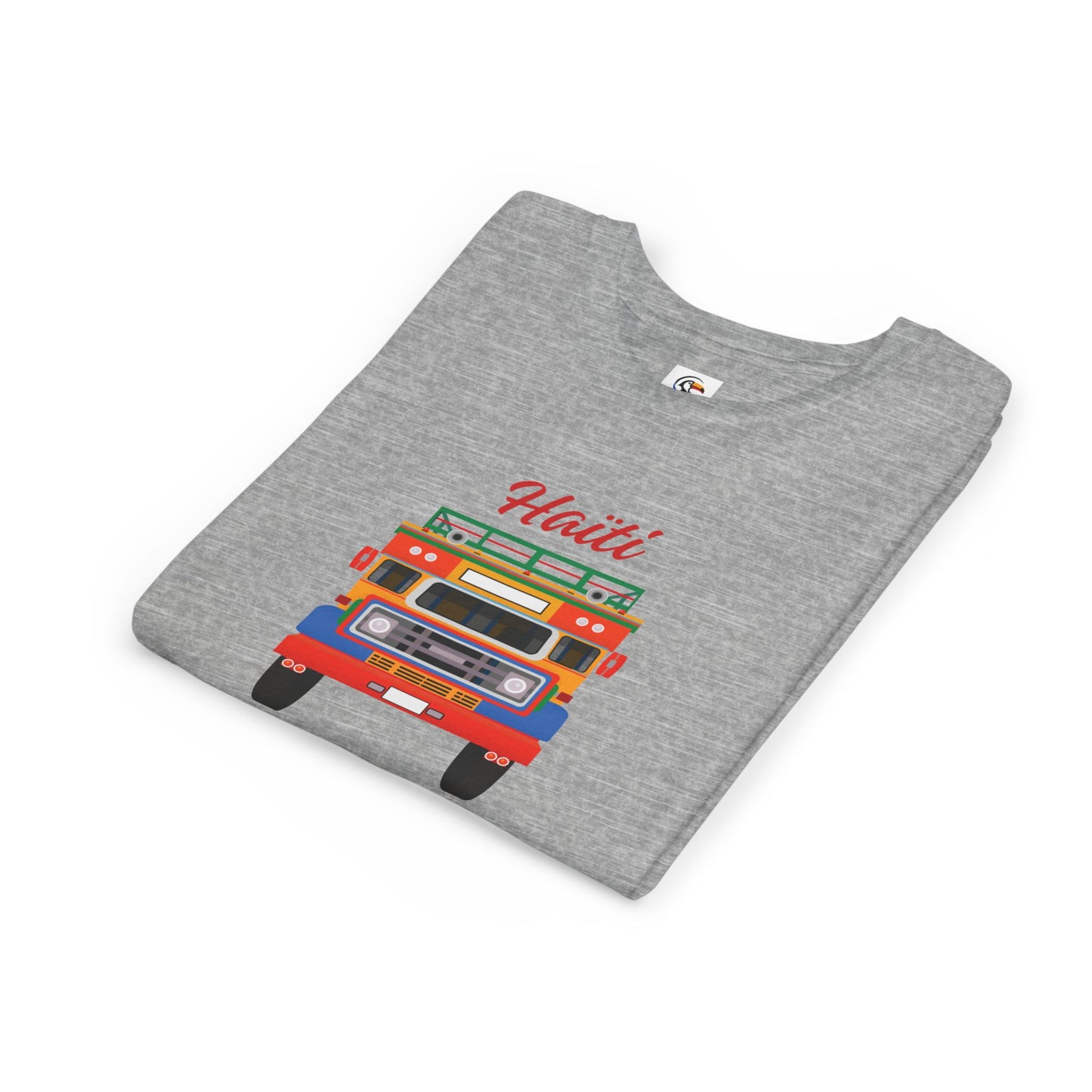 Youth Tee — Colorful Haiti Tap Tap Bus Design