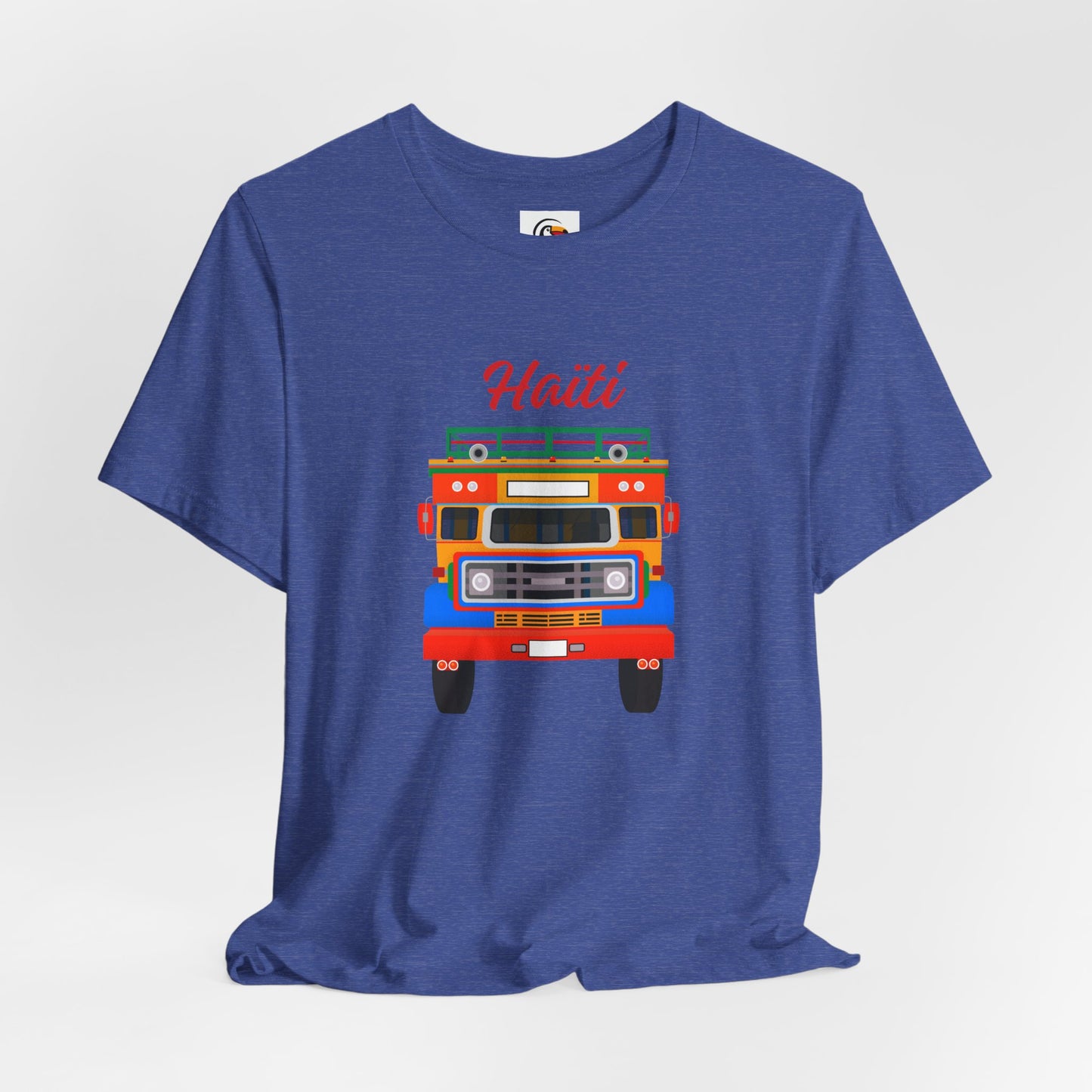 Haiti Tap-Tap Graphic Tee — Colorful Haitian Bus Shirt