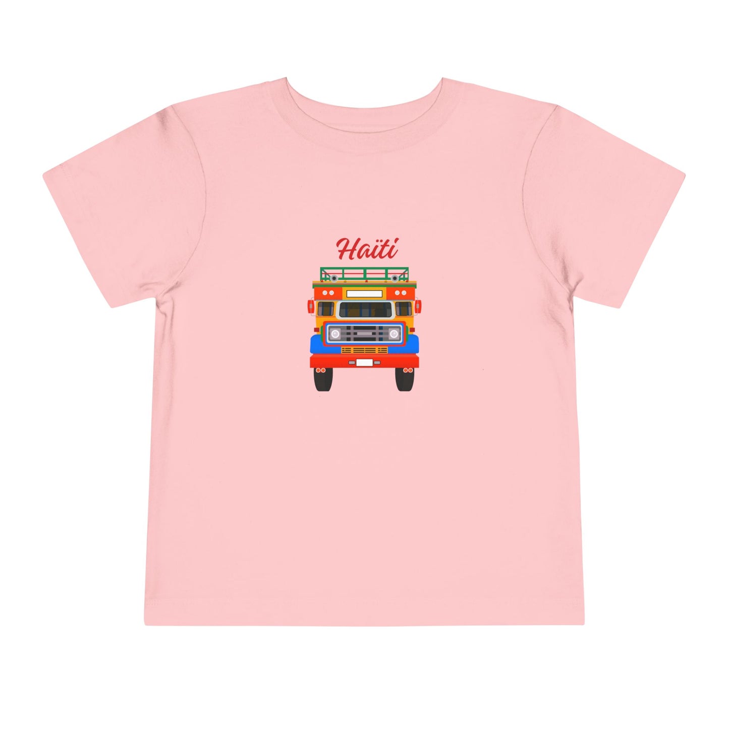 Toddler Tee — Colorful Haitian Tap-Tap Truck Graphic ("Haiti")